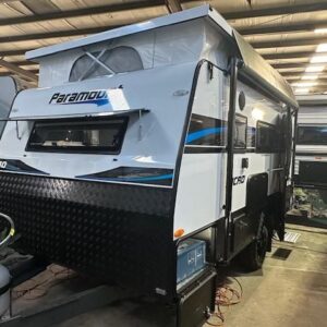 2024 Paramount Micro 14′ Pop Top Couples with Ensuite - Rear Door